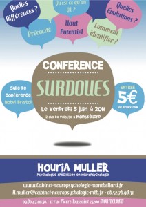 houria muller neuropsychologue belfort montbeliard audincourt conférence surdoués hauts potentiels précocité enfants adulte QI